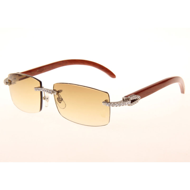 Pandora Cartier 3524012 Diamond Wood Sunglasses